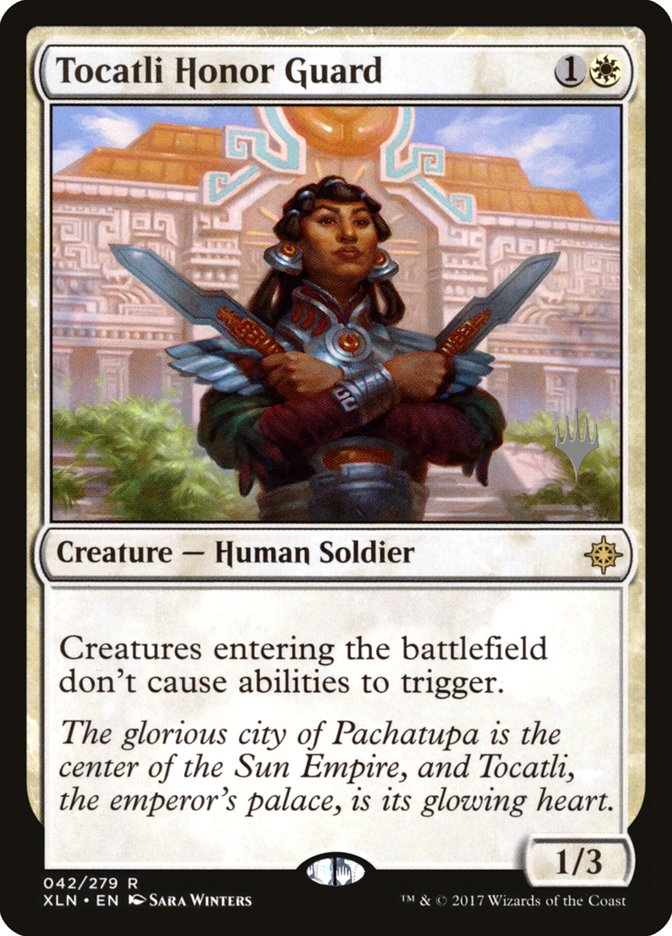 Tocatli Honor Guard (Promo Pack) [Ixalan Promos] MTG Single Magic: The Gathering    | Red Claw Gaming