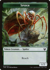 Human Soldier // Spider Double-Sided Token [Theros Beyond Death Tokens] MTG Single Magic: The Gathering    | Red Claw Gaming