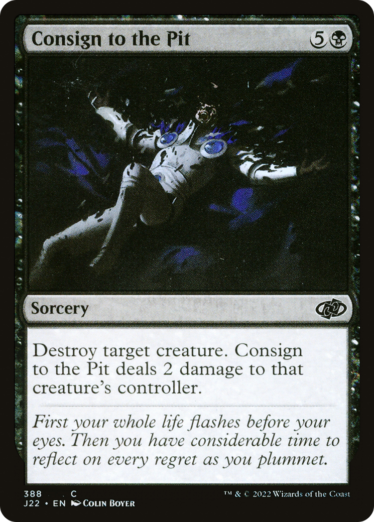 Consign to the Pit [Jumpstart 2022] MTG Single Magic: The Gathering    | Red Claw Gaming