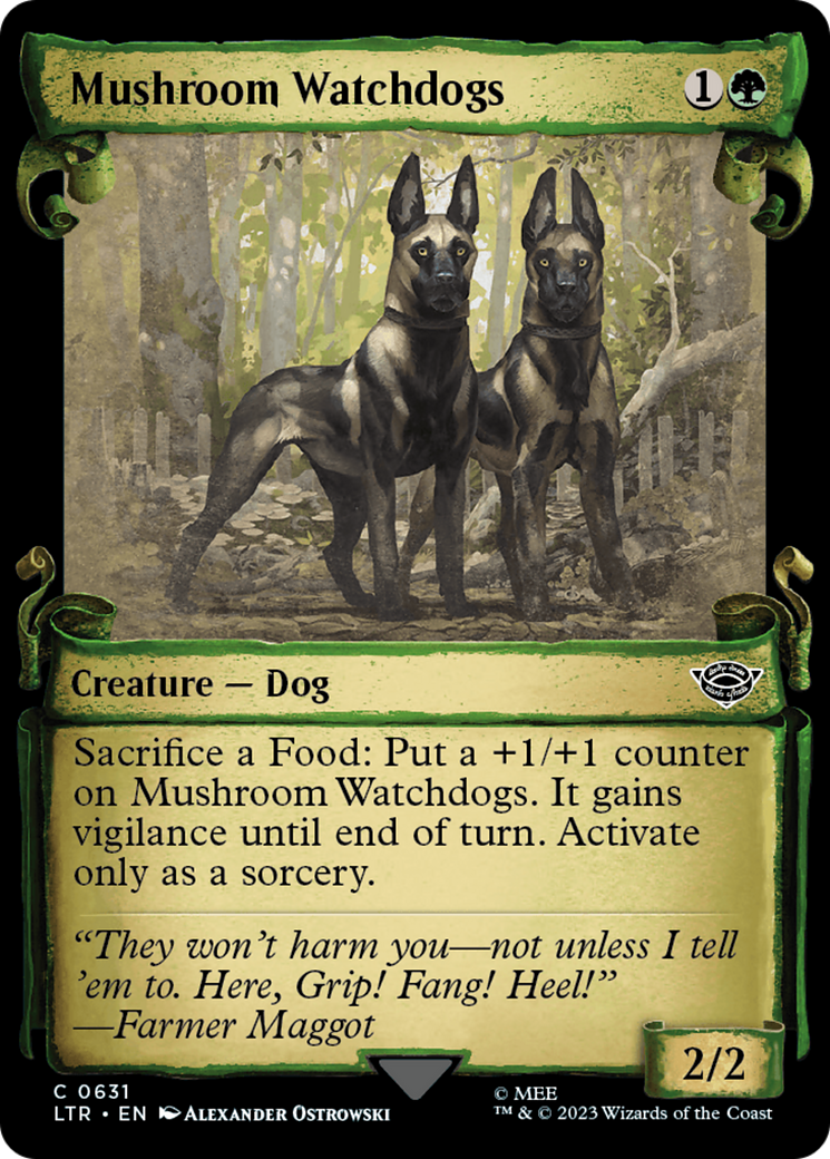 Mushroom Watchdogs [The Lord of the Rings: Tales of Middle-Earth Showcase Scrolls] MTG Single Magic: The Gathering    | Red Claw Gaming