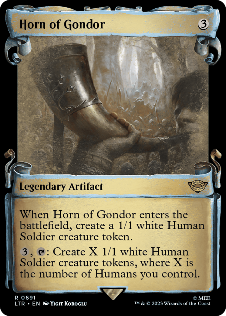 Horn of Gondor [The Lord of the Rings: Tales of Middle-Earth Showcase Scrolls] MTG Single Magic: The Gathering    | Red Claw Gaming