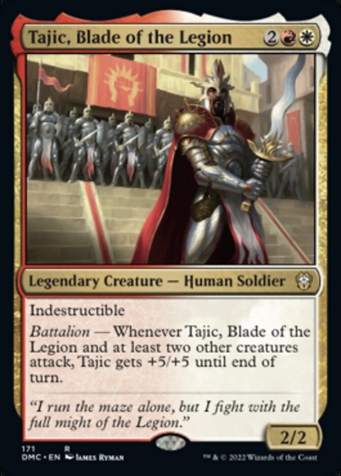 Tajic, Blade of the Legion [Dominaria United Commander] MTG Single Magic: The Gathering    | Red Claw Gaming