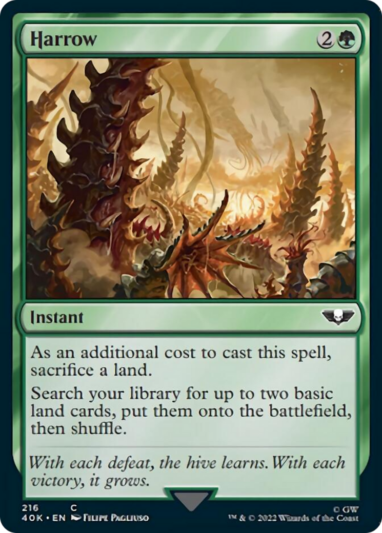 Harrow (Surge Foil) [Warhammer 40,000] MTG Single Magic: The Gathering    | Red Claw Gaming