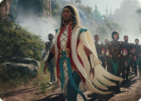 Queen Kayla bin-Kroog Art Card [The Brothers' War Art Series] MTG Single Magic: The Gathering    | Red Claw Gaming