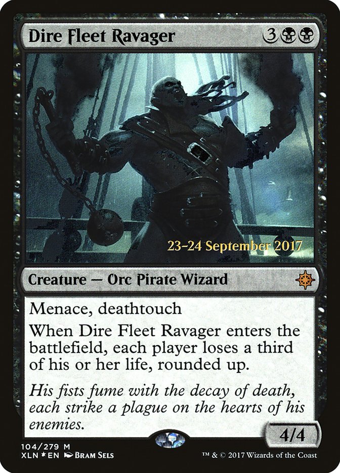Dire Fleet Ravager [Ixalan Prerelease Promos] MTG Single Magic: The Gathering    | Red Claw Gaming