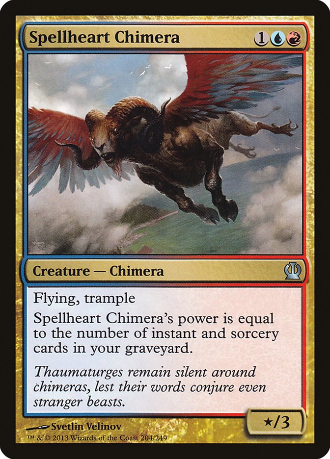 Spellheart Chimera [Theros] MTG Single Magic: The Gathering    | Red Claw Gaming