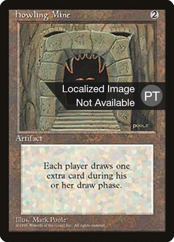Howling Mine [Fourth Edition (Foreign Black Border)] MTG Single Magic: The Gathering    | Red Claw Gaming