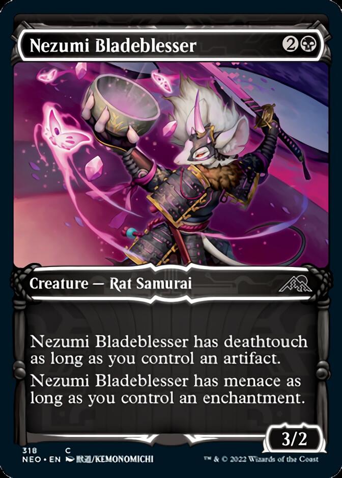 Nezumi Bladeblesser (Showcase Samurai) [Kamigawa: Neon Dynasty] MTG Single Magic: The Gathering    | Red Claw Gaming