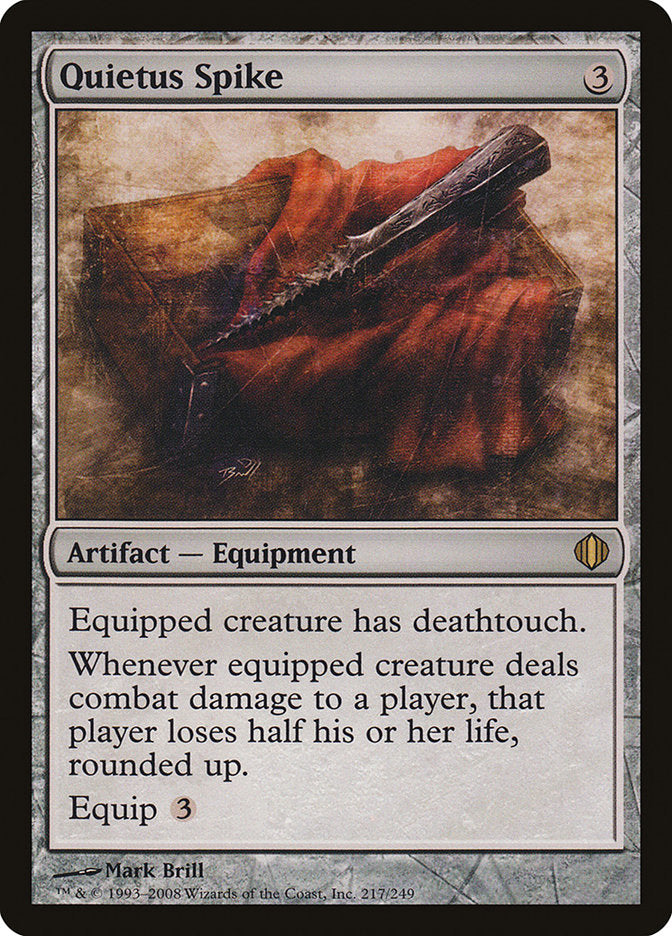 Quietus Spike [Shards of Alara] MTG Single Magic: The Gathering    | Red Claw Gaming