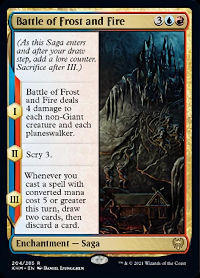 Battle of Frost and Fire [Kaldheim] MTG Single Magic: The Gathering    | Red Claw Gaming