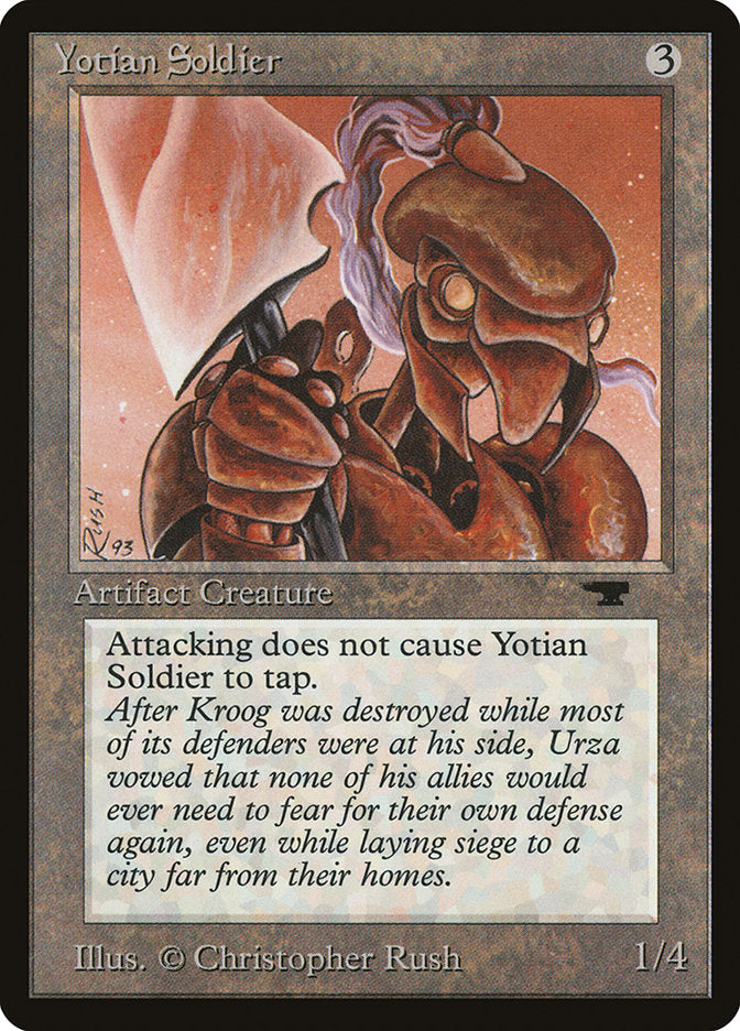 Yotian Soldier [Antiquities] MTG Single Magic: The Gathering    | Red Claw Gaming
