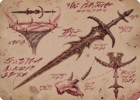 Blackblade Reforged Art Card [The Brothers' War Art Series] MTG Single Magic: The Gathering    | Red Claw Gaming