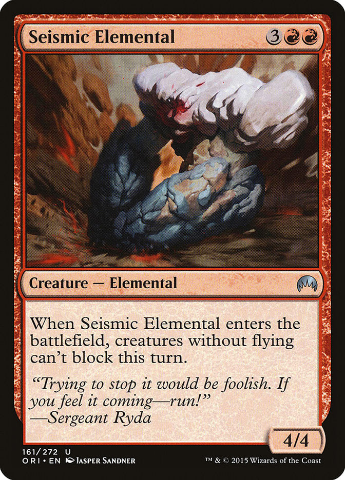 Seismic Elemental [Magic Origins] MTG Single Magic: The Gathering    | Red Claw Gaming