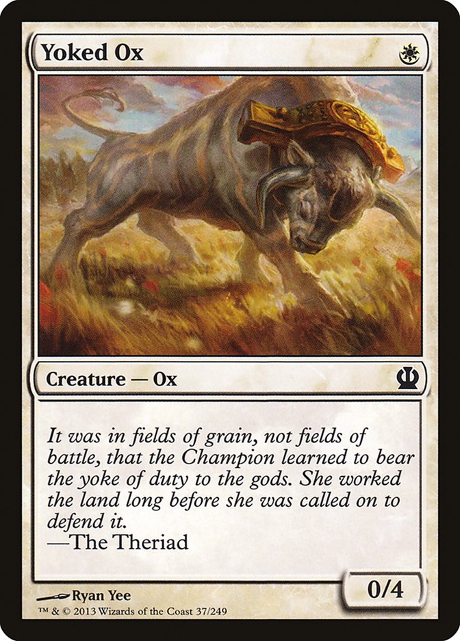 Yoked Ox [Theros] MTG Single Magic: The Gathering    | Red Claw Gaming