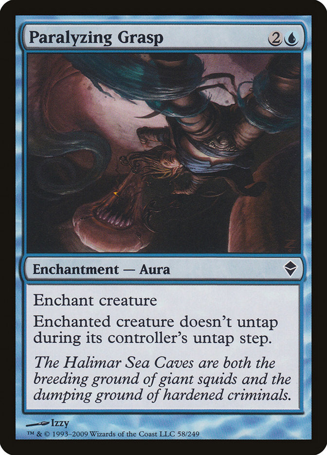 Paralyzing Grasp [Zendikar] MTG Single Magic: The Gathering    | Red Claw Gaming