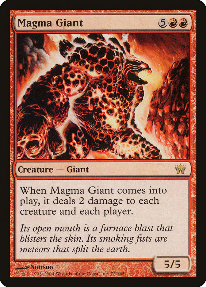 Magma Giant [Fifth Dawn] MTG Single Magic: The Gathering    | Red Claw Gaming