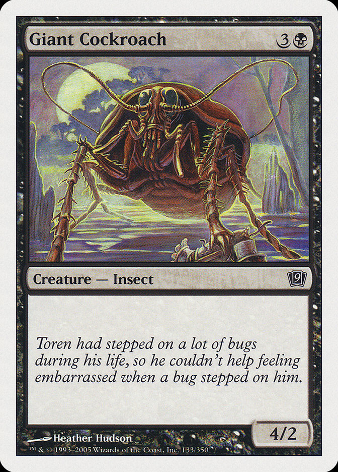Giant Cockroach [Ninth Edition] MTG Single Magic: The Gathering    | Red Claw Gaming