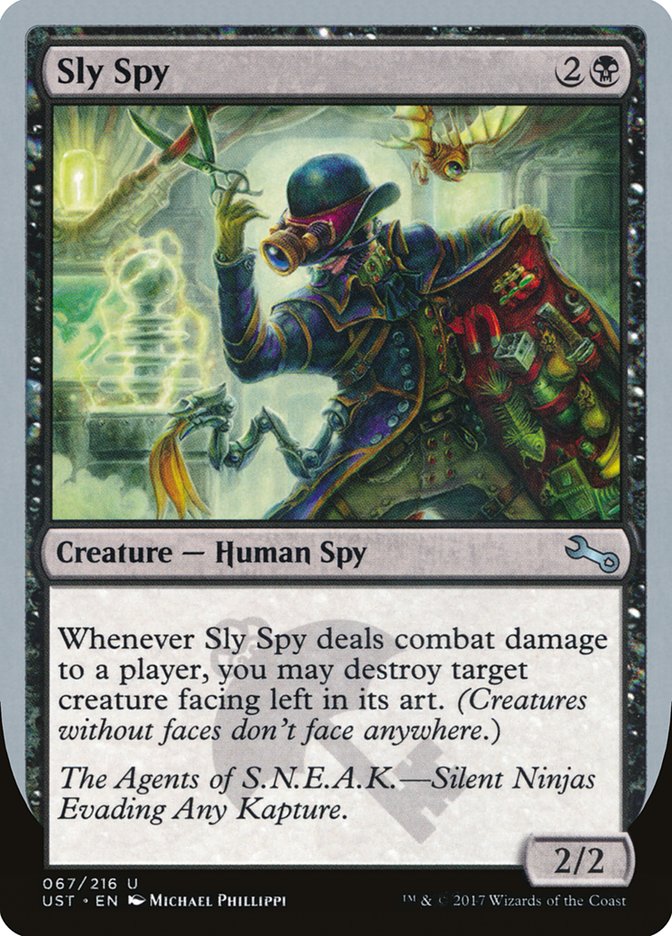 Sly Spy ("Silent Ninjas Evading Any Kapture") [Unstable] MTG Single Magic: The Gathering    | Red Claw Gaming