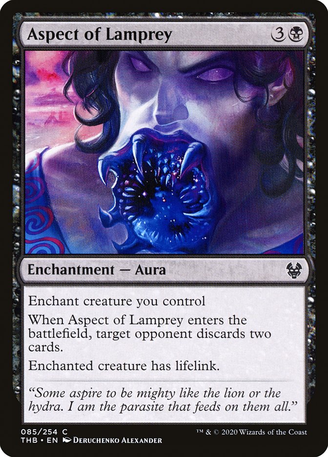 Aspect of Lamprey [Theros Beyond Death] MTG Single Magic: The Gathering    | Red Claw Gaming