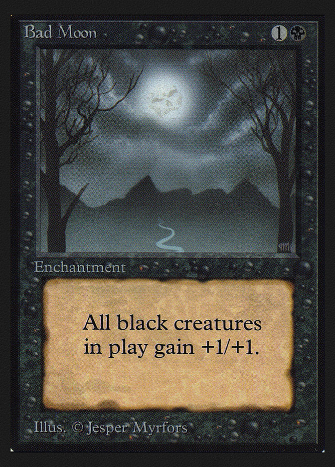 Bad Moon [International Collectors' Edition] MTG Single Magic: The Gathering    | Red Claw Gaming