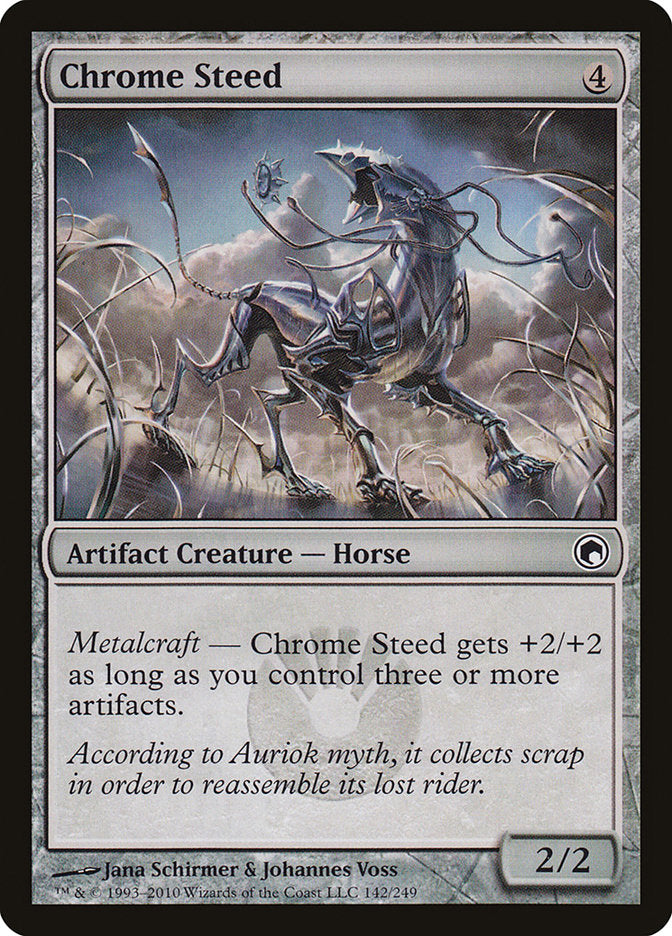 Chrome Steed [Scars of Mirrodin] MTG Single Magic: The Gathering    | Red Claw Gaming