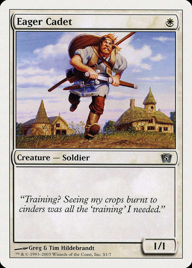Eager Cadet [Eighth Edition] MTG Single Magic: The Gathering    | Red Claw Gaming