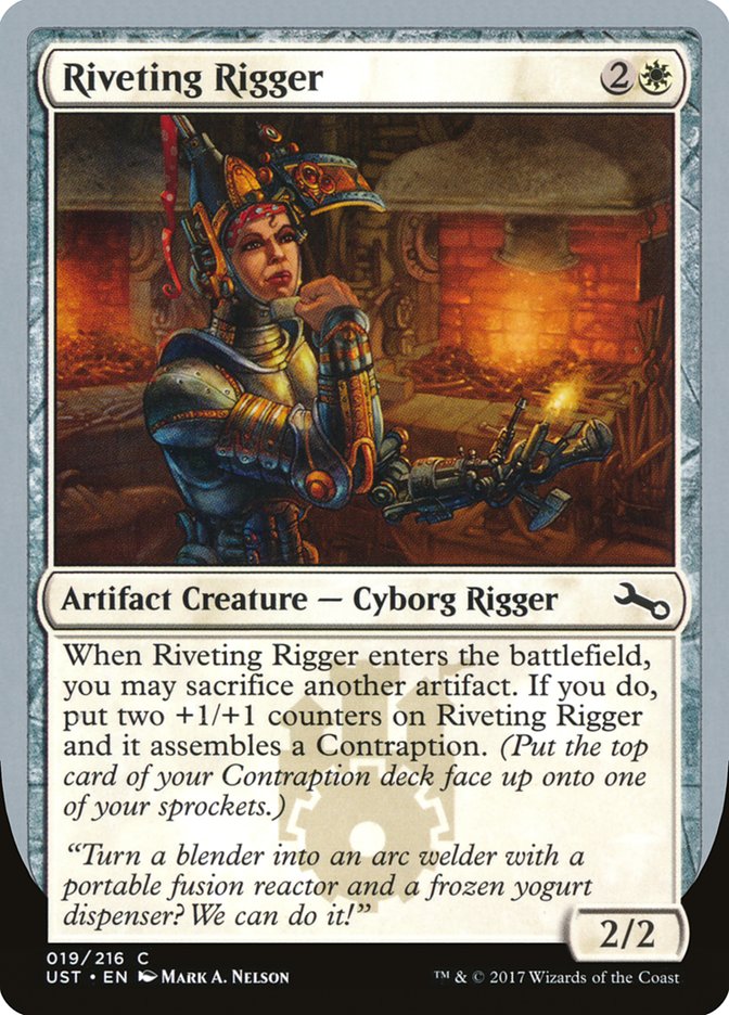 Riveting Rigger [Unstable] MTG Single Magic: The Gathering    | Red Claw Gaming
