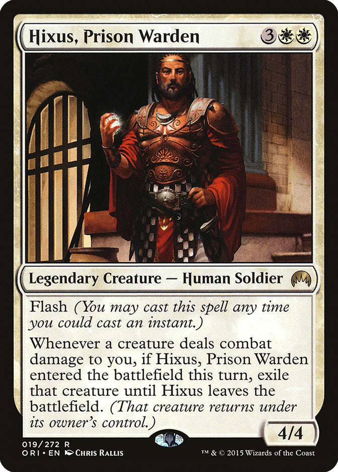 Hixus, Prison Warden [Magic Origins] MTG Single Magic: The Gathering    | Red Claw Gaming