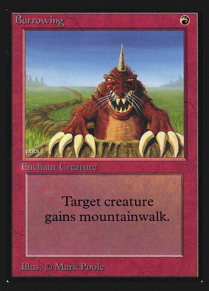 Burrowing [Collectors' Edition] MTG Single Magic: The Gathering    | Red Claw Gaming