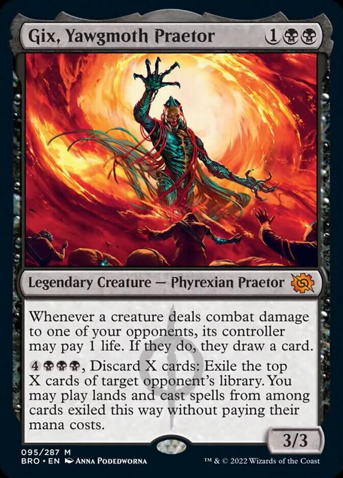 Gix, Yawgmoth Praetor [The Brothers' War] MTG Single Magic: The Gathering    | Red Claw Gaming