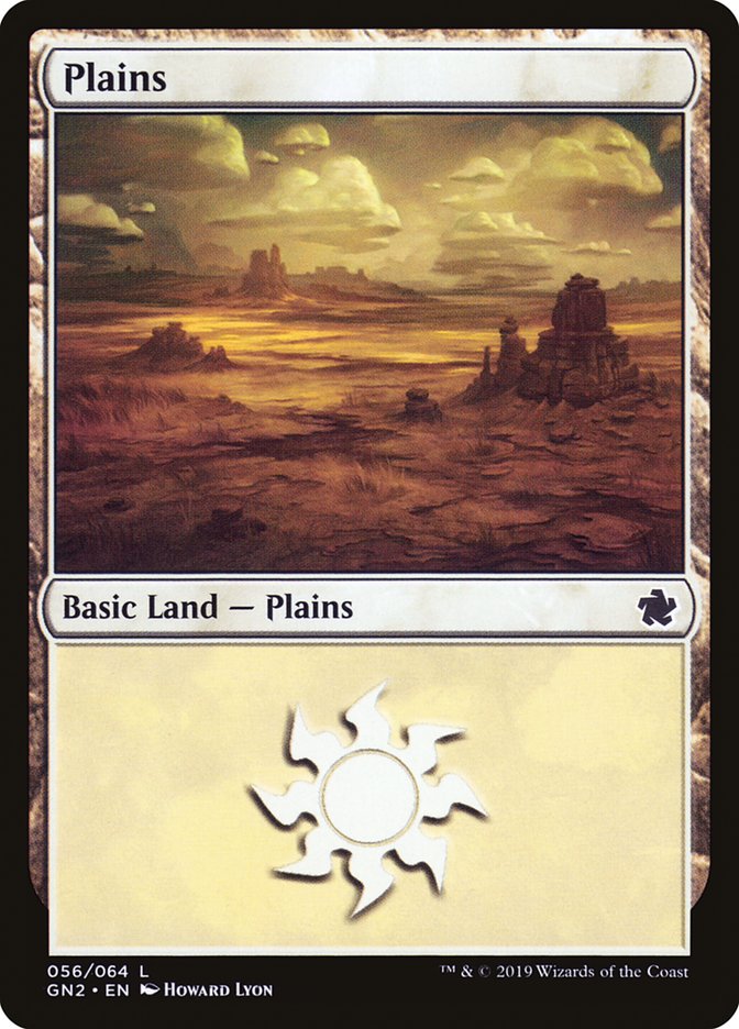 Plains (56) [Game Night 2019] MTG Single Magic: The Gathering    | Red Claw Gaming