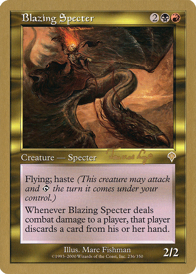 Blazing Specter (Tom van de Logt) [World Championship Decks 2001] MTG Single Magic: The Gathering    | Red Claw Gaming