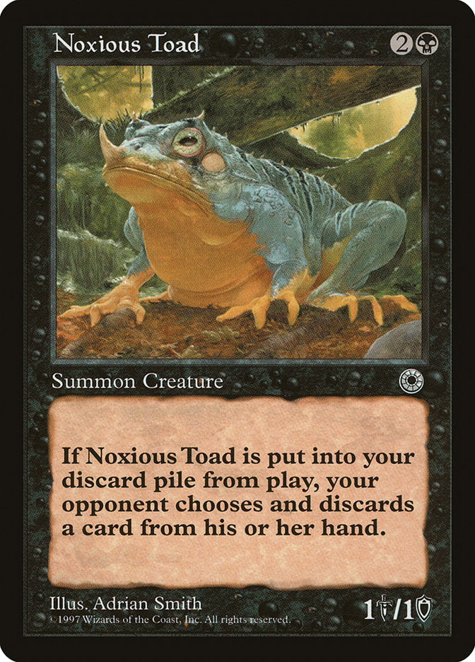 Noxious Toad [Portal] MTG Single Magic: The Gathering    | Red Claw Gaming