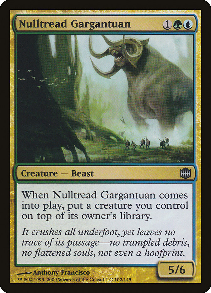 Nulltread Gargantuan [Alara Reborn] MTG Single Magic: The Gathering    | Red Claw Gaming