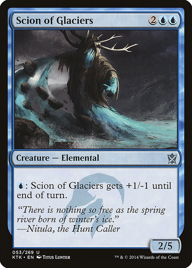 Scion of Glaciers [Khans of Tarkir] MTG Single Magic: The Gathering    | Red Claw Gaming
