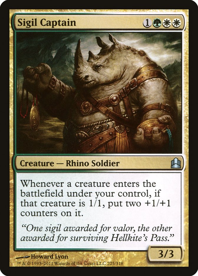 Sigil Captain [Commander 2011] MTG Single Magic: The Gathering    | Red Claw Gaming