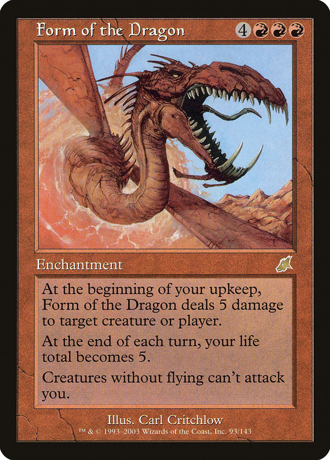 Form of the Dragon [Scourge] MTG Single Magic: The Gathering    | Red Claw Gaming