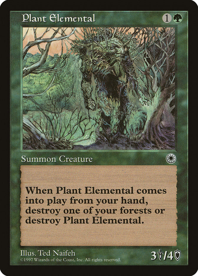 Plant Elemental [Portal] MTG Single Magic: The Gathering    | Red Claw Gaming