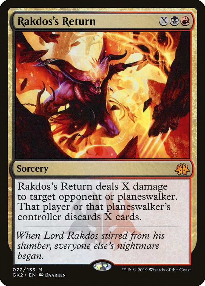Rakdos's Return [Ravnica Allegiance Guild Kit] MTG Single Magic: The Gathering    | Red Claw Gaming