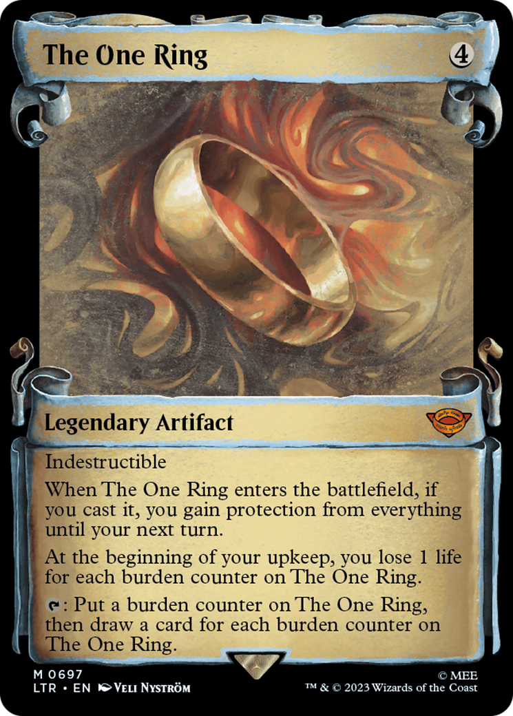 The One Ring [The Lord of the Rings: Tales of Middle-Earth Showcase Scrolls] MTG Single Magic: The Gathering    | Red Claw Gaming