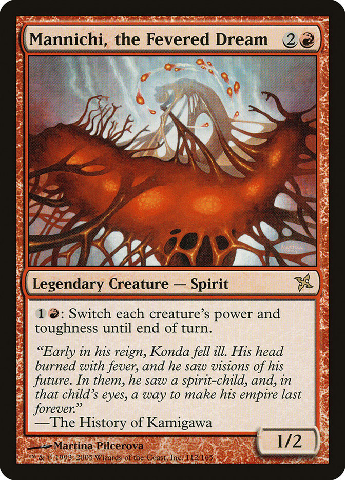 Mannichi, the Fevered Dream [Betrayers of Kamigawa] MTG Single Magic: The Gathering    | Red Claw Gaming