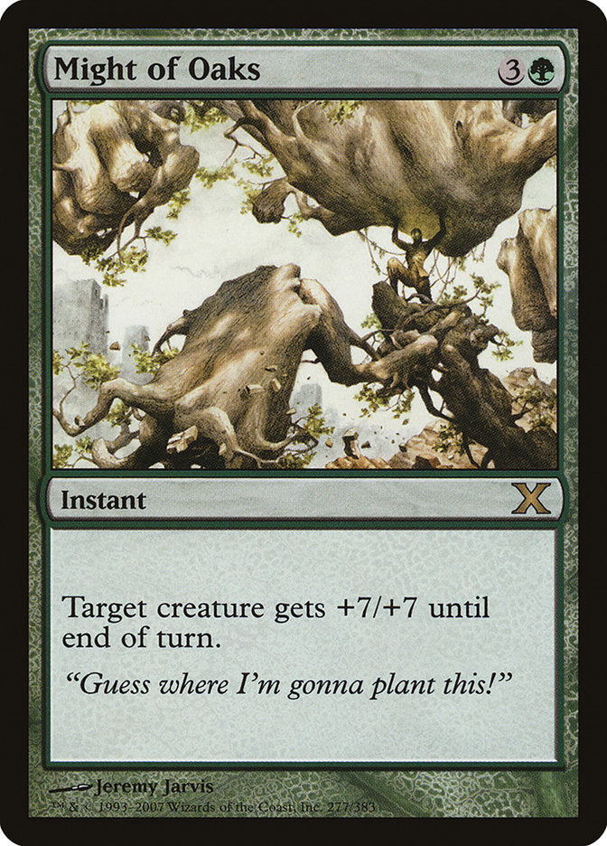 Might of Oaks [Tenth Edition] MTG Single Magic: The Gathering    | Red Claw Gaming