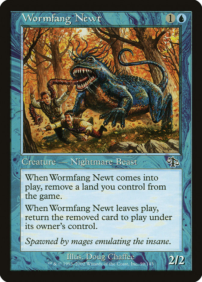 Wormfang Newt [Judgment] MTG Single Magic: The Gathering    | Red Claw Gaming