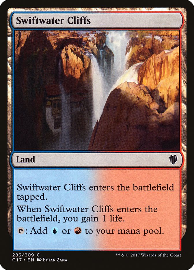 Swiftwater Cliffs [Commander 2017] MTG Single Magic: The Gathering    | Red Claw Gaming