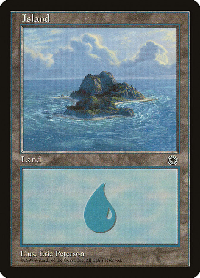 Island (Bays on Left and Right) [Portal] MTG Single Magic: The Gathering    | Red Claw Gaming