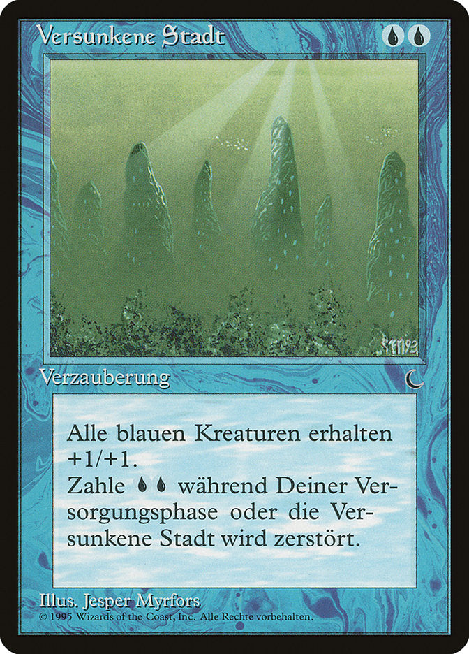 Sunken City (German) - "Versunkene Stadt" [Renaissance] MTG Single Magic: The Gathering    | Red Claw Gaming