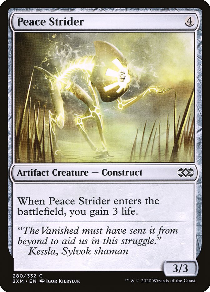 Peace Strider [Double Masters] MTG Single Magic: The Gathering    | Red Claw Gaming