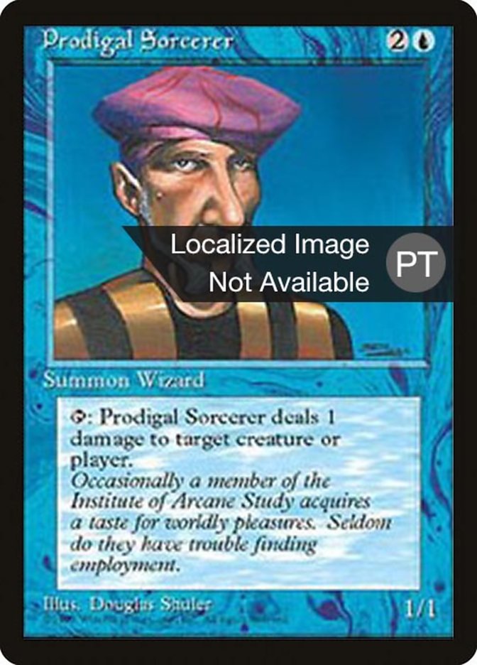 Prodigal Sorcerer [Fourth Edition (Foreign Black Border)] MTG Single Magic: The Gathering    | Red Claw Gaming