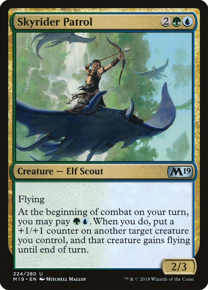 Skyrider Patrol [Core Set 2019] MTG Single Magic: The Gathering    | Red Claw Gaming