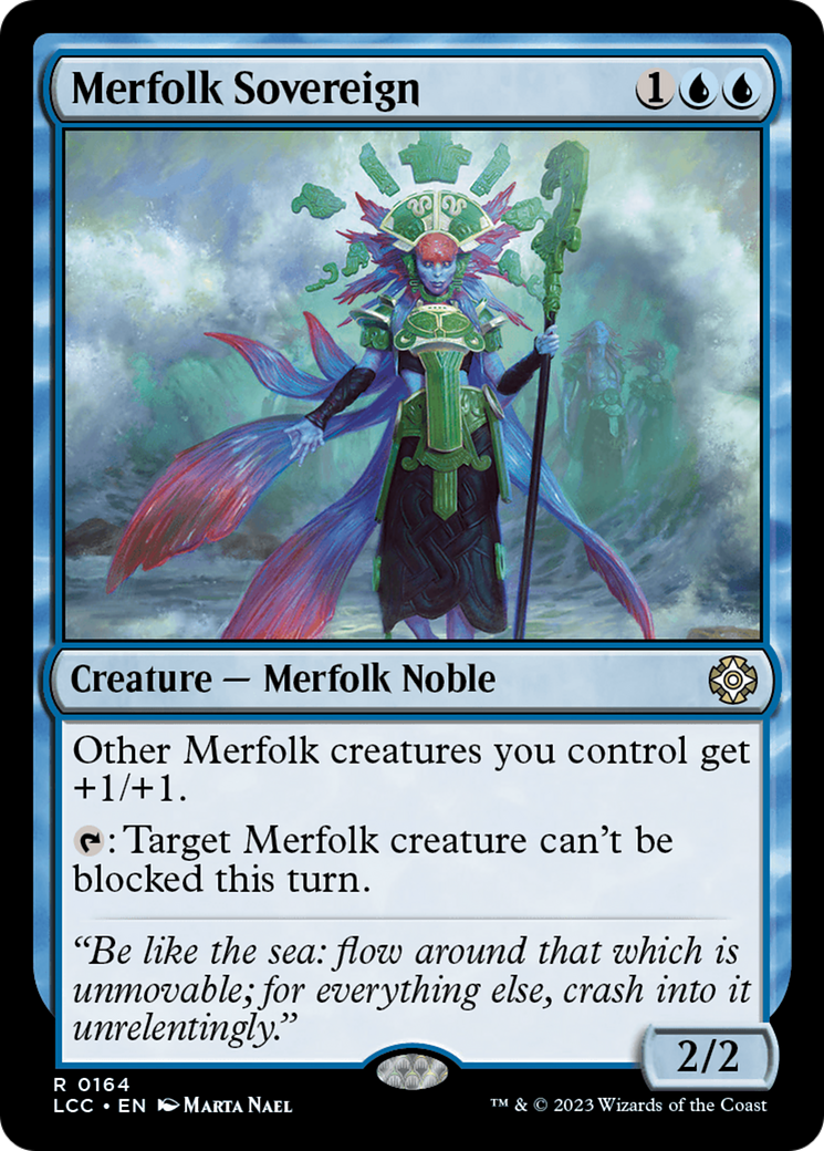 Merfolk Sovereign [The Lost Caverns of Ixalan Commander] MTG Single Magic: The Gathering    | Red Claw Gaming
